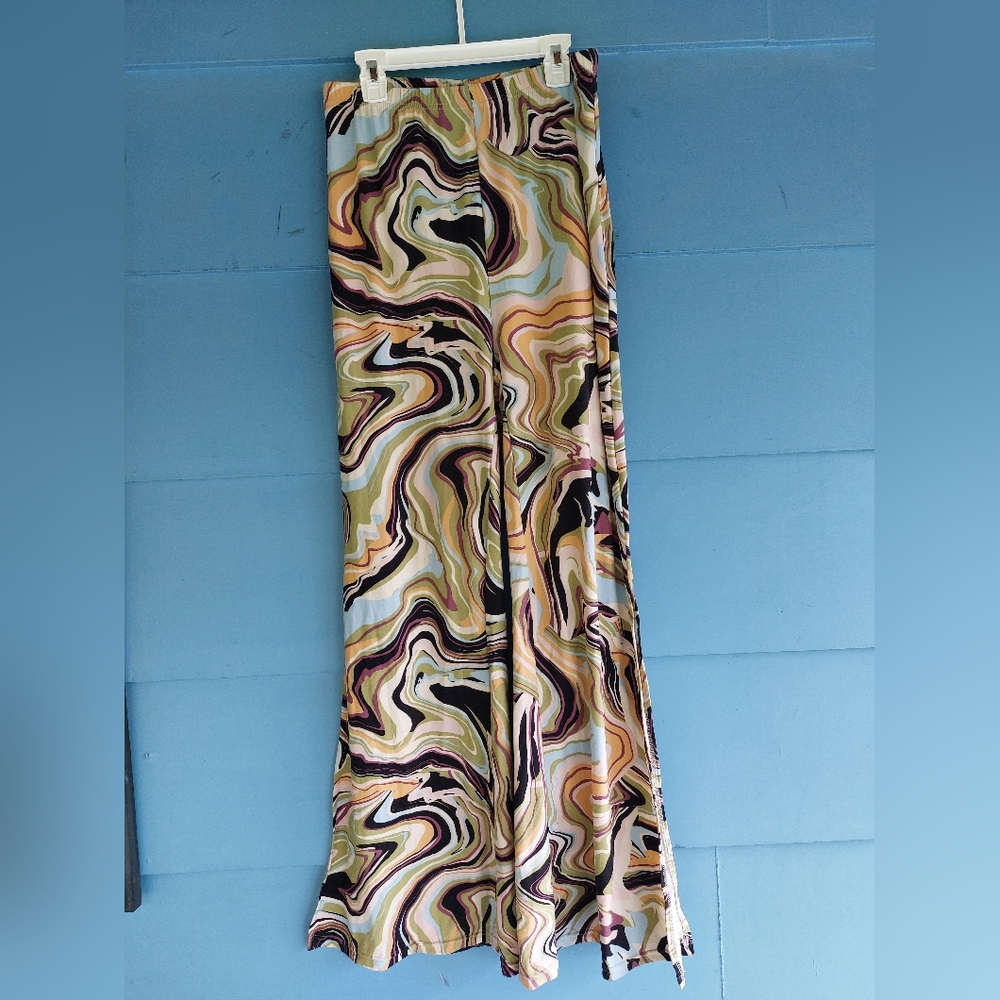 New Look Multicolor Striped Fabric